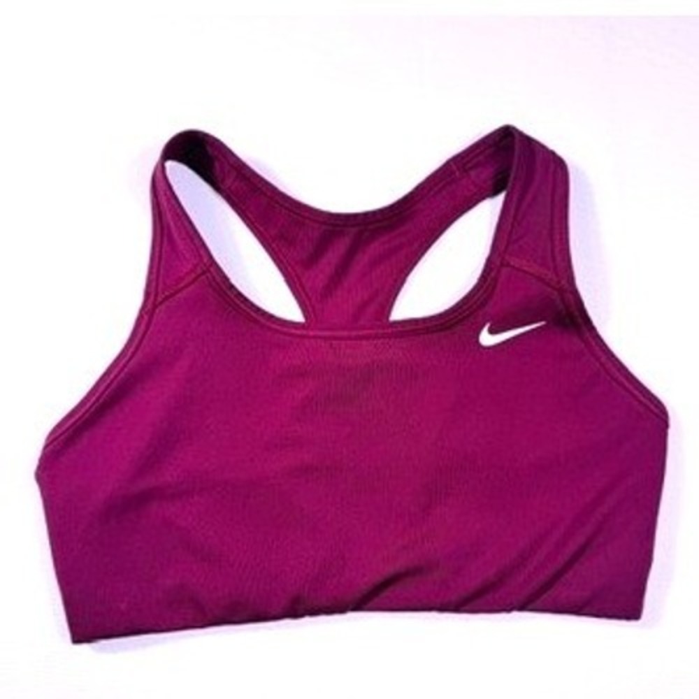 Nike Dri Fit Sports Bra Pink Racerback‎ Medium Support Women M